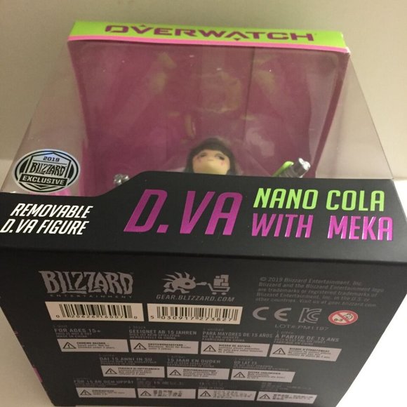 NEW 2019 BlizzCon Exclusive Overwatch D.Va with Meka 6'' Figure - Picture 9 of 9